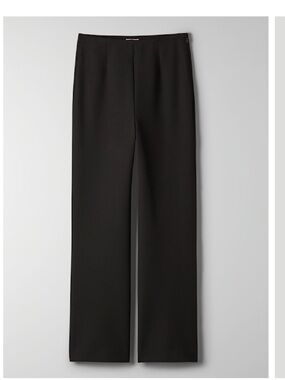 aritzia Porto Pant Size 00, Classic Black Dress Pants